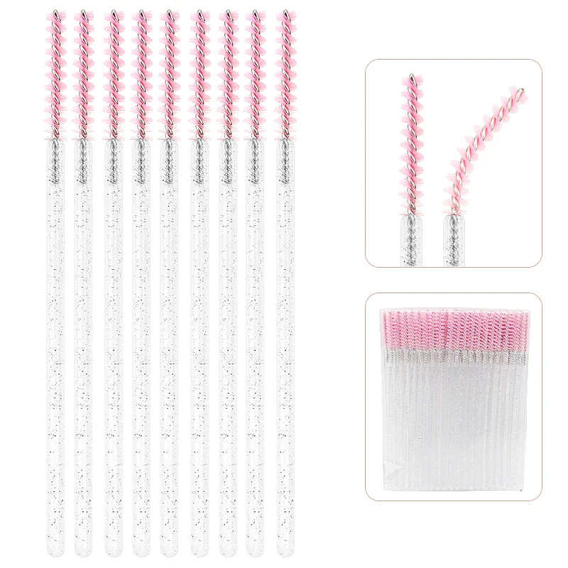 50 stücke Einweg Make-Up Pinsel Wimpern Microbrush Mascara Wands Kosmetik Applikator Augenbraue Micro Pinsel Lash Verlängerung Liefert