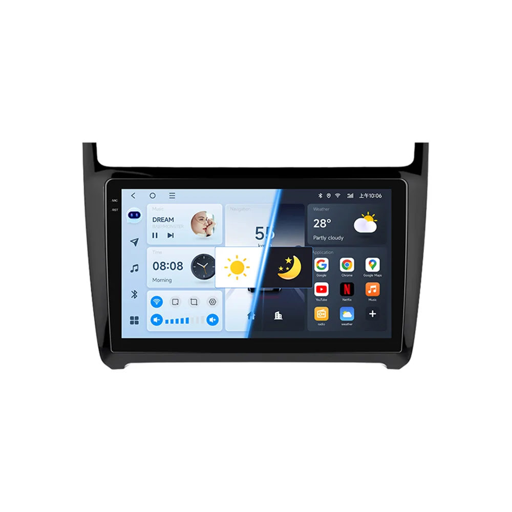 JIUYIN AI Voice Android Auto Radio Voor VW Volkswagen POLO 5 sedan 2008-2020 Carplay 4G Auto Multimedia GPS 2din autoradio - afbeelding 2