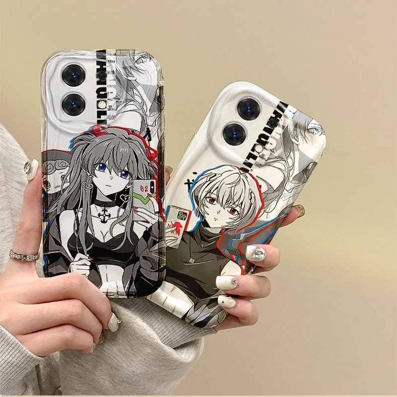 New C-Century E-Evangelions Anime Phone Case for Redmi Note 13 12 11 ProPlus 10 9 Pro 14C 13C 12C 11S 10A K70 TPU Non-Slip Cover