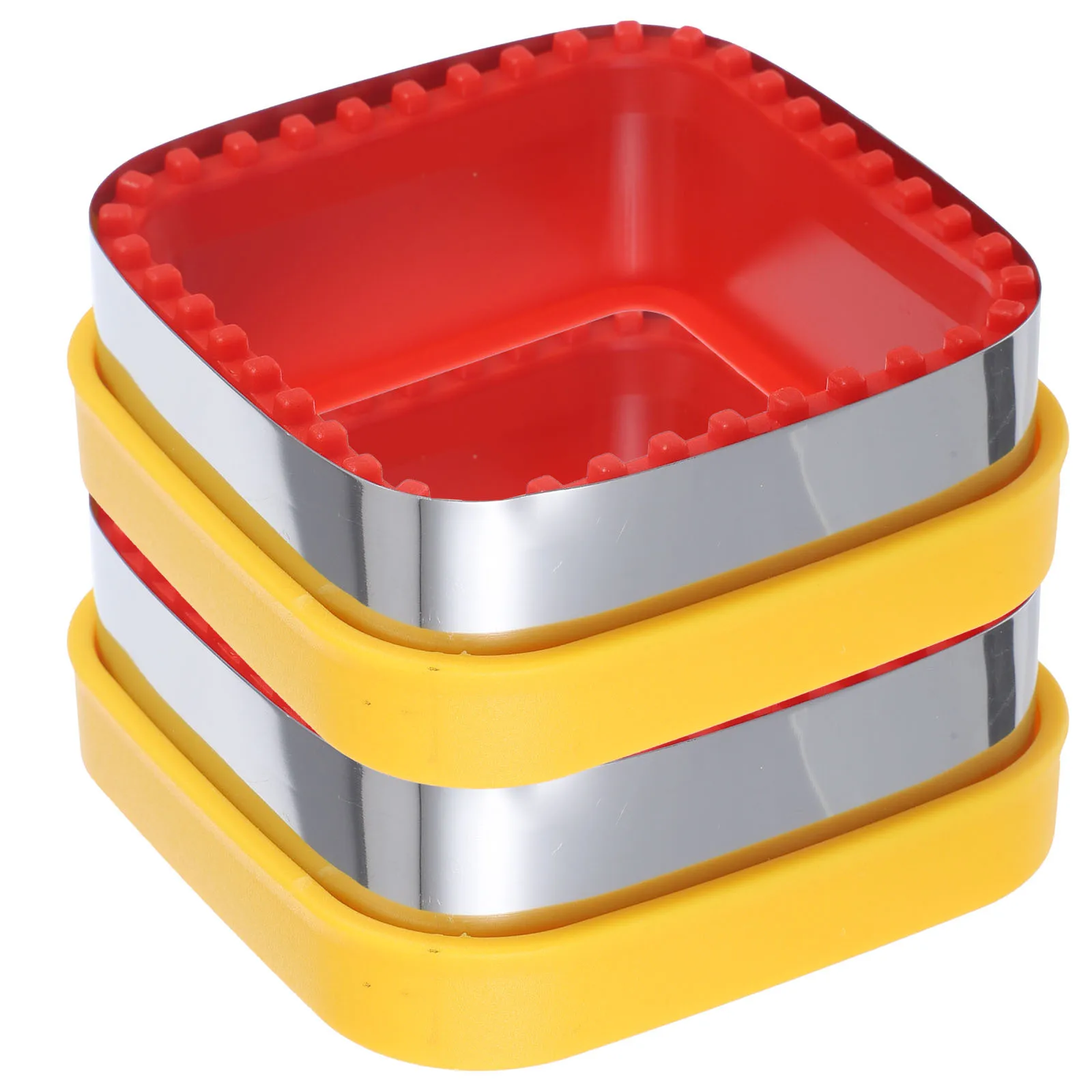 

2pcs Heart-Shaped Cookie Cutters Non-Stick Toast Mold Diy Sandwich Maker For Kids Reusable Baking Tool Kitchen Bar Supplies