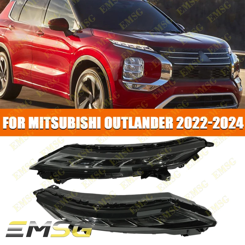 LED Daytime Running Light For Mitsubishi Outlander 2022 2023 2024 Car Accessories Front Bumper Indicator Lamp 8310A043 8310A044