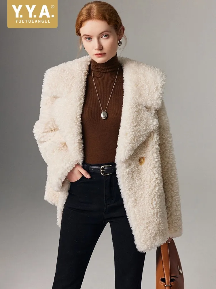 

Fashion Autumn Womens Jackets Navy Collar Outerwear Button Loose Fit Coat Casual Korean Style Coats Office Ladies Party Overcoat