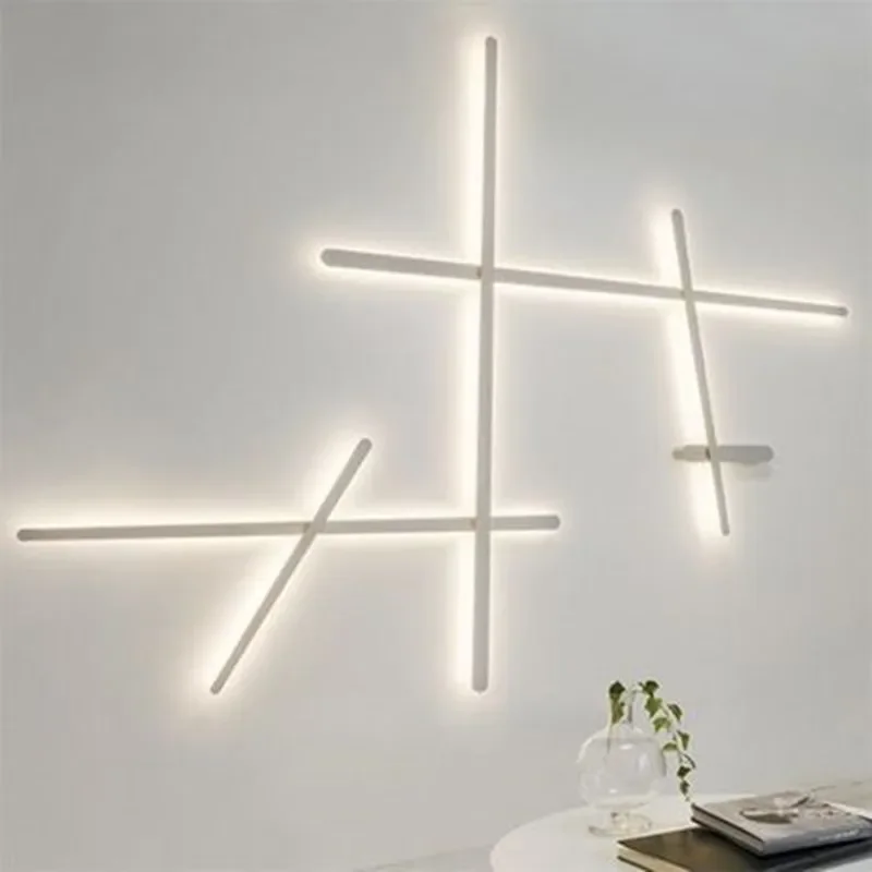 Rotatable DIY Simple New Modern LED Wall Lamps For Living Study Room Bedroom Hall Aisle Corridor Wall Lights Stairs Wall Sconce