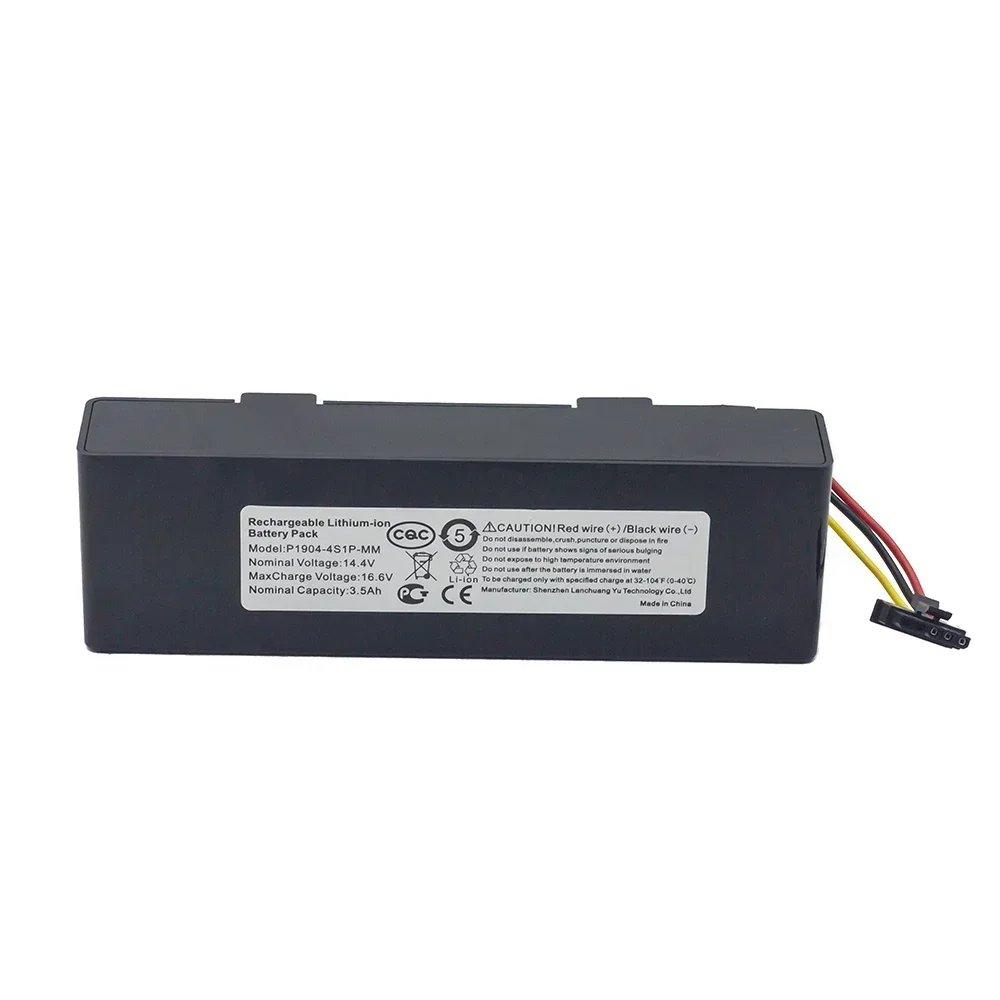 Rechargeable 18650 Battery 14.8V For Xiaomi 2S Mijia STYTJ02YM Sweeping Mopping Robot  And For Haier JX37 Vacuum Cleaner 2600mah