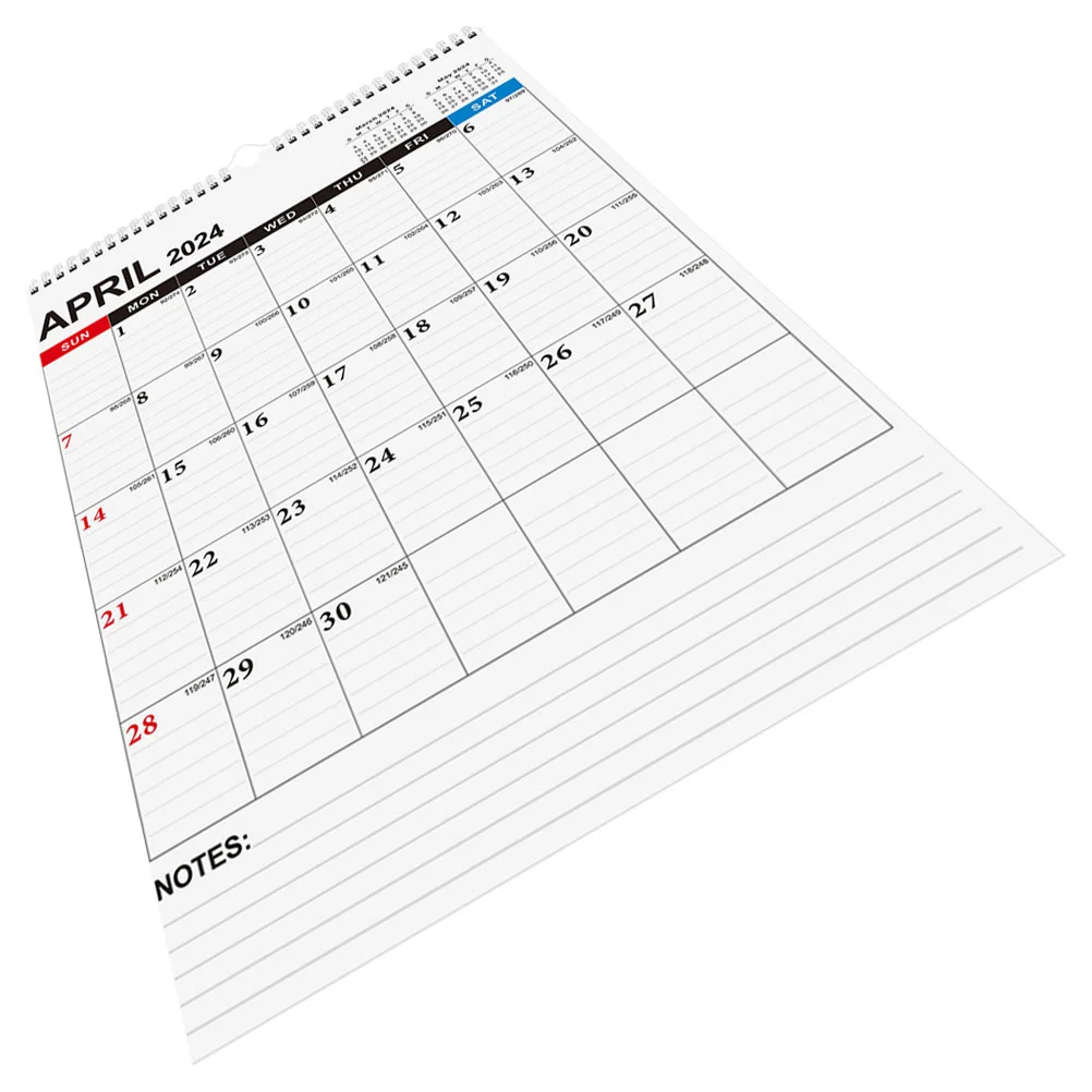 Desk Calendar Sturdy Monthly for Office Electronic Festival Planning Calendars Daily Use Paper Room Memo Easy-to-use