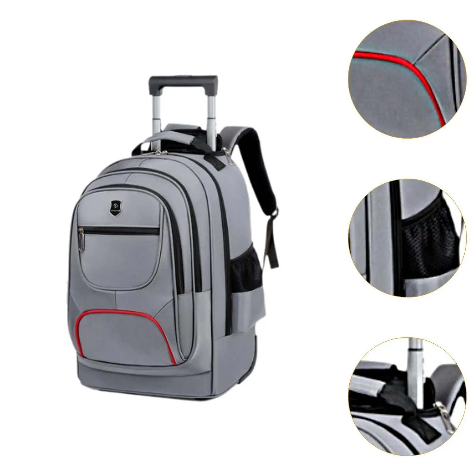 Rolling Backpack Large Capacity Bag Suitcase Bag for Camping Travel Business