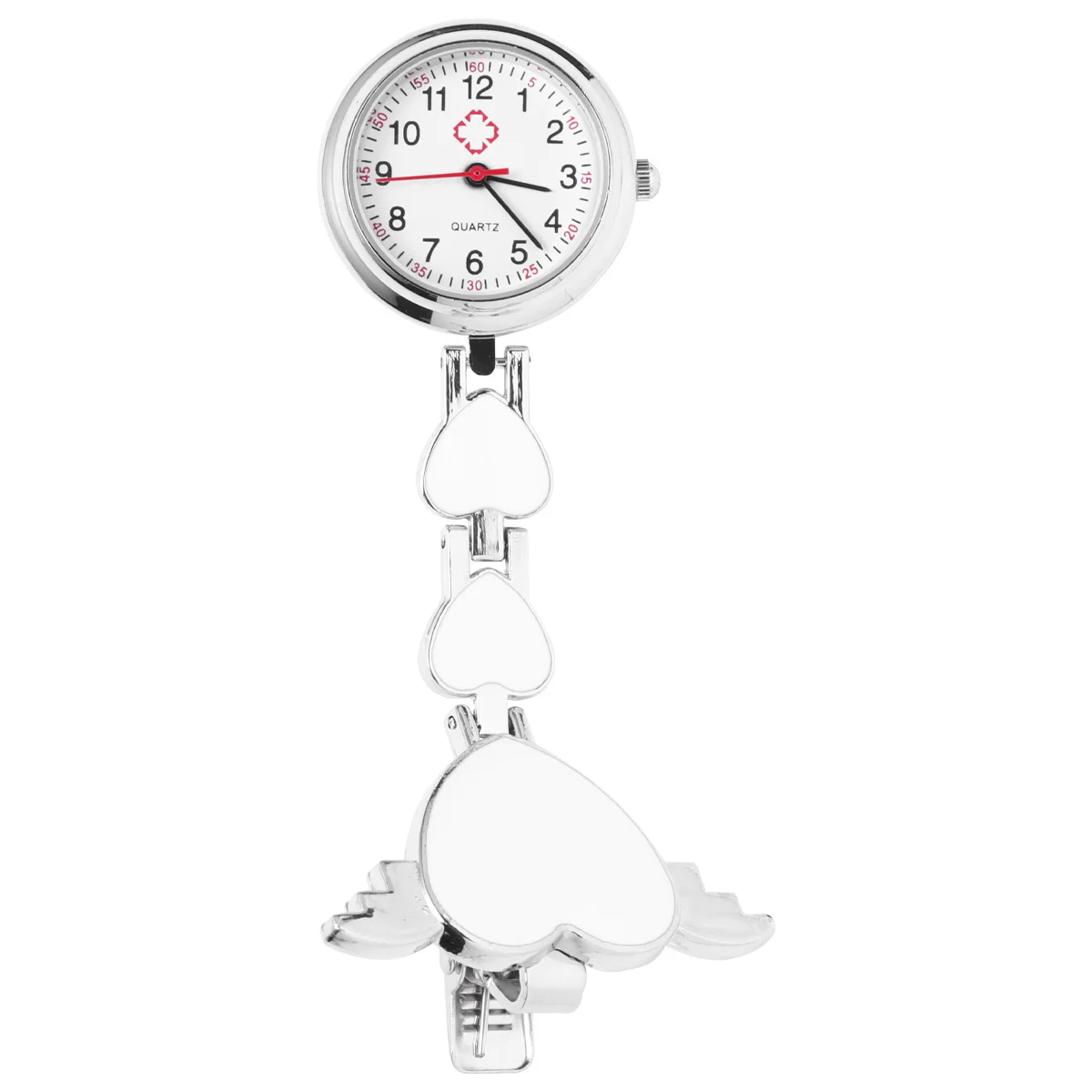 Red Doctor Nurse Pocket Watch Durable Materials Simple Design Exquisite Detail Easy Information Reading Good Gift