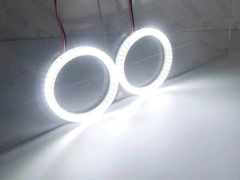 For Geely Emgrand EC7-RV 7 RV 2009 2010 2011 2012 Excellent Ultra Bright SMD LED Angel Eyes Halo Rings Kit Day Light