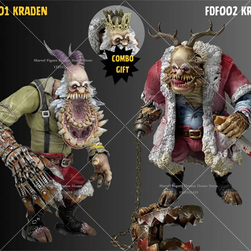 

Original Fury Toys 1/12 Scale Collectible Devil Series Santa Claus Kraden Krynn Full Set 7Inch Action Figure Body Toys Gifts