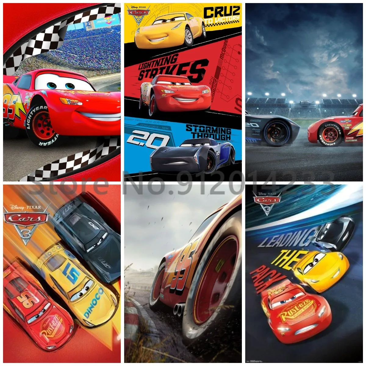 Diy Diamond Painting Disney Racing Cars Mcqueen Cross Stitch Hobby 5D Cartoon Anime Mosaic Rhinestone Embroidery Kits Home Decor