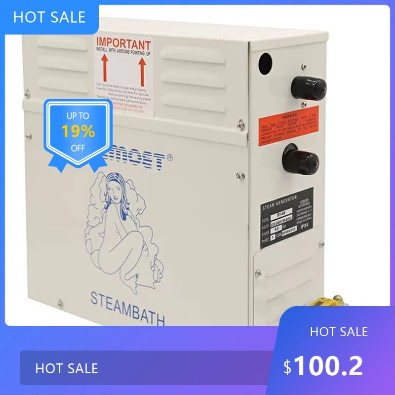 Practical6KW 220V Steam Generator for Home Sauna Room Spa Bath Relaxation Detox Household Sauna Steam Equipment 21