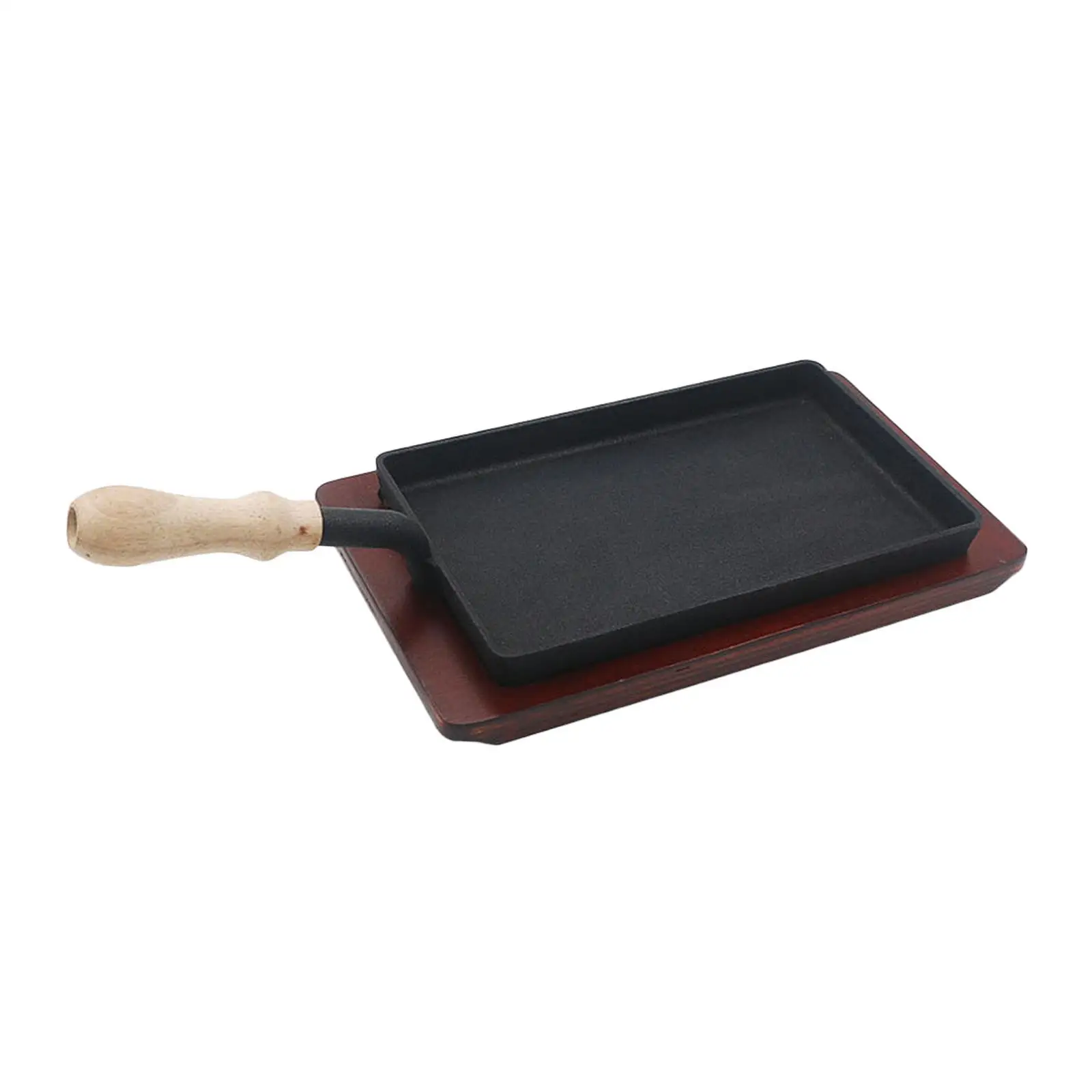 

Cast Iron Griddle Omelette Base Portable Grilling Skillet for Electric Gas
