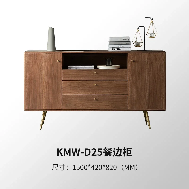 

Light Luxury Modern Solid Wood Sideboard Nordic Simple Tea Restaurant Storage Living Room Locker