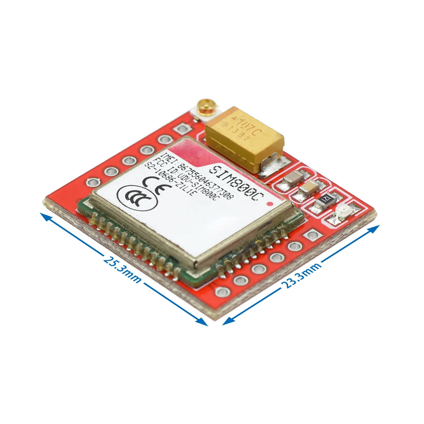 SIM800C GSM GPRS Module 5V/3.3V TTL Development Board IPEX With Bluetooth And TTS For Arduino STM32 C51