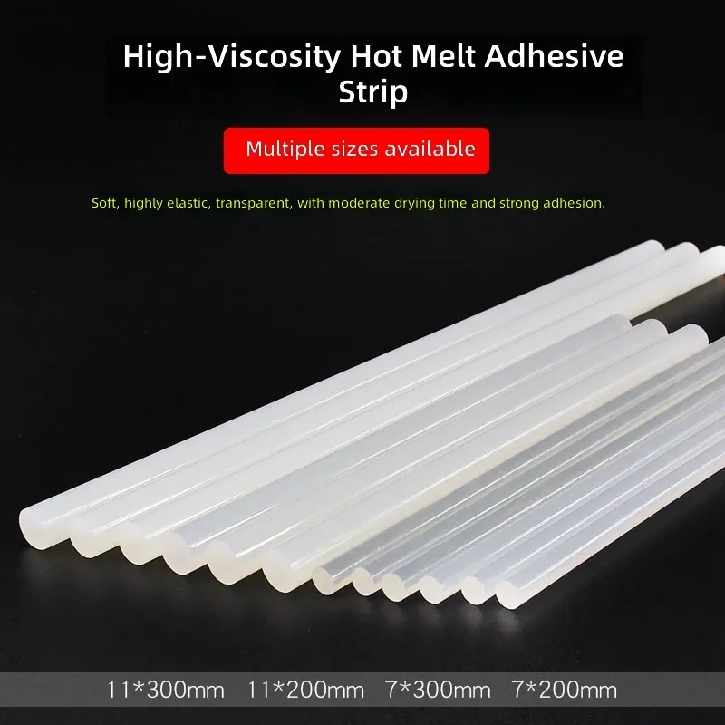 10pcs  Transparent Eco Friendly Hot Melt Glue Sticks Strong Adhesion for Glass and General Use with Hot Melt Glue Gun