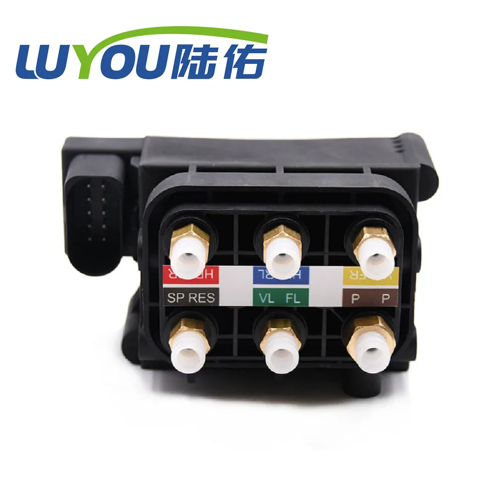 LUYOU 2123200358 1PCS New Air Suspension Solenoid Valve Block For Mercedes-Benz W164 W166 W221 W251 Distribution Valve