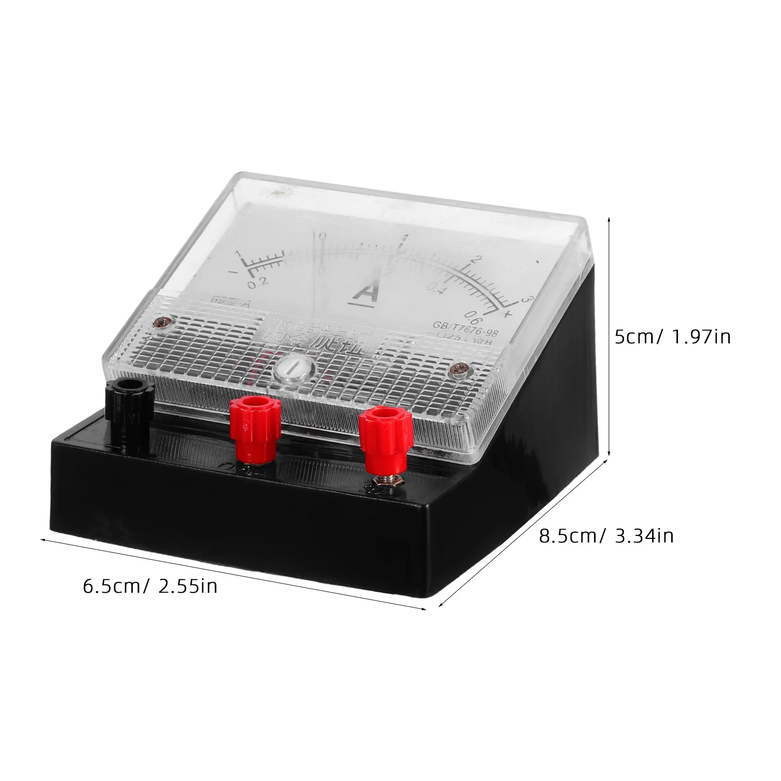 2 قطعة تيار مستمر مقياس التيار الكهربائي الفولتميتر مجموعة أدوات القياس التناظرية لتجارب الفصول الدراسية مختبر الفيزياء المدرسية الحالية