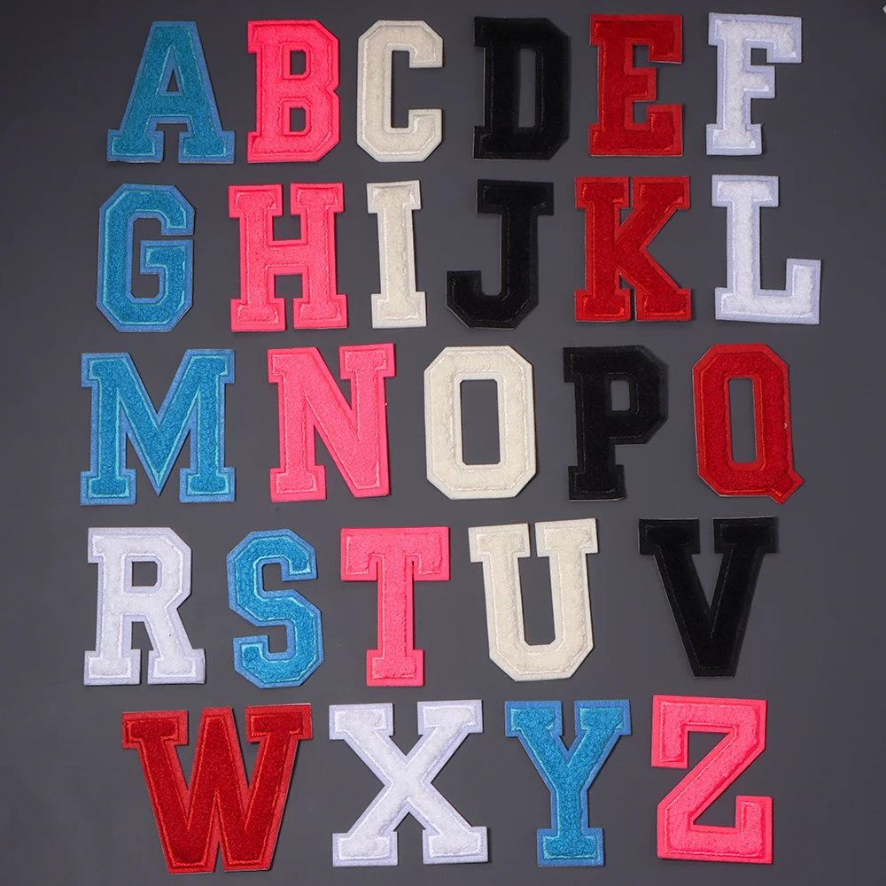 26PCS A~Z Coloured Towel Embro - огляд і ціна Embroidery Alphabet