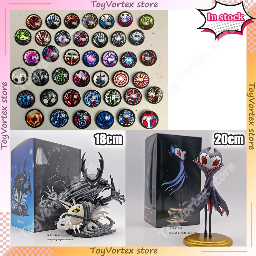 Op voorraad Hollow Knight Action Figure Magnetische beschermende Talisman Collectible Mini Ornament Game Randapparatuur Verjaardagscadeaus Speelgoed