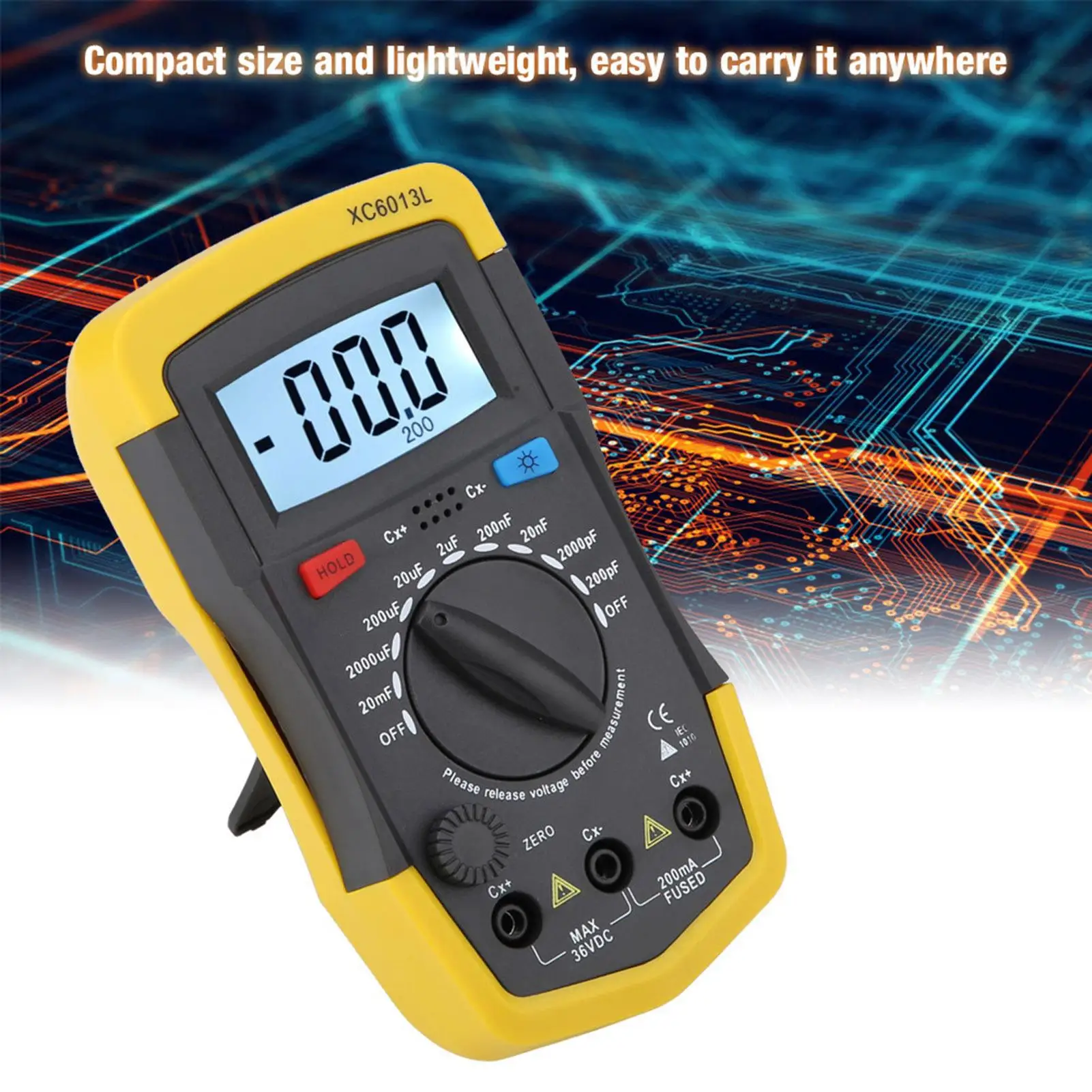 Handheld LCD Digital Capacitance Meter Tester Circuit Measure Gauge - Aliexpress Discount