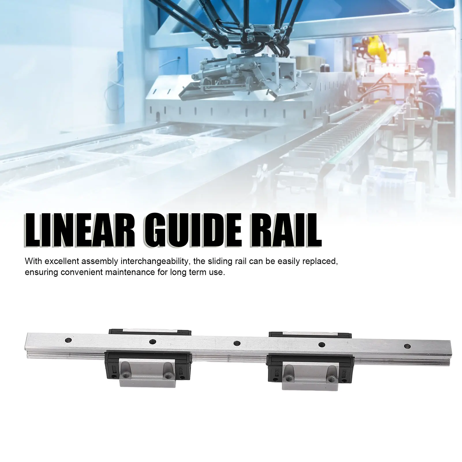 

300MM Linear Rail 300MM Linear Rail Bearing Steel HGR15 Linear Rail with HGH15CA Slider Block CNC Kit Linear Rail