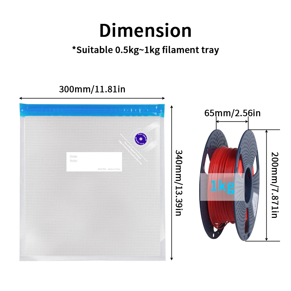 3D Printer Filament Storage Vacuum Pump Kit Filament Dry Kit Storage Bags And Electric Vacuum Pump 3D Printer Parts