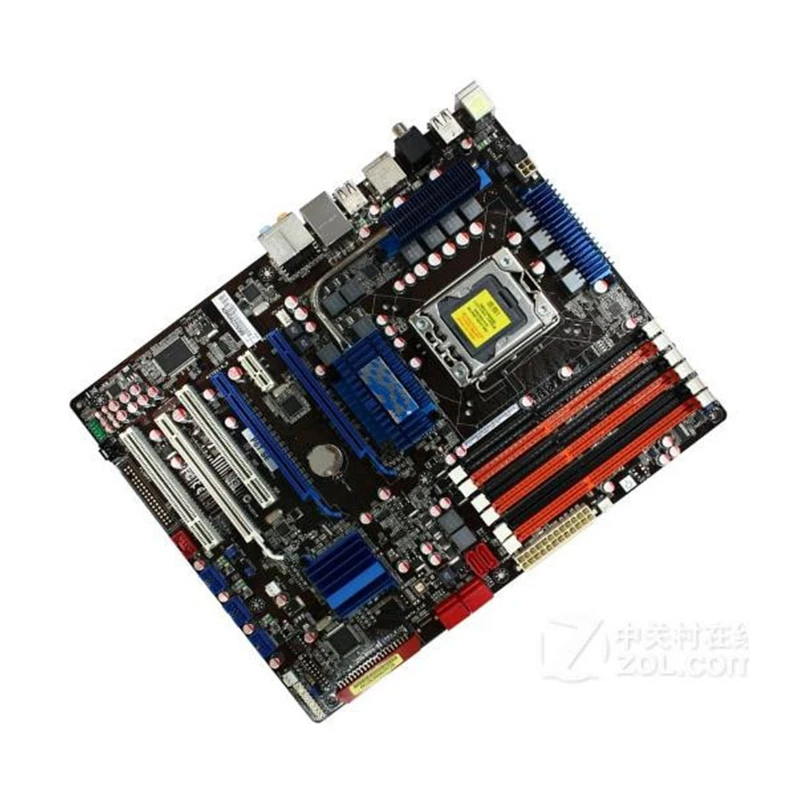 For Intel X58 P6T SE motherboard Used original LGA 1366 LGA1366 DDR3 24GB USB2.0 SATA2 Desktop Mainboard