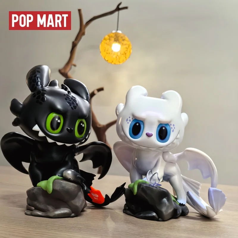 

Hot New Genuine Products Popmart The Monsters Dragon Tamer Figurines Doll Blind Box Ornaments Decoration Collection Gifts