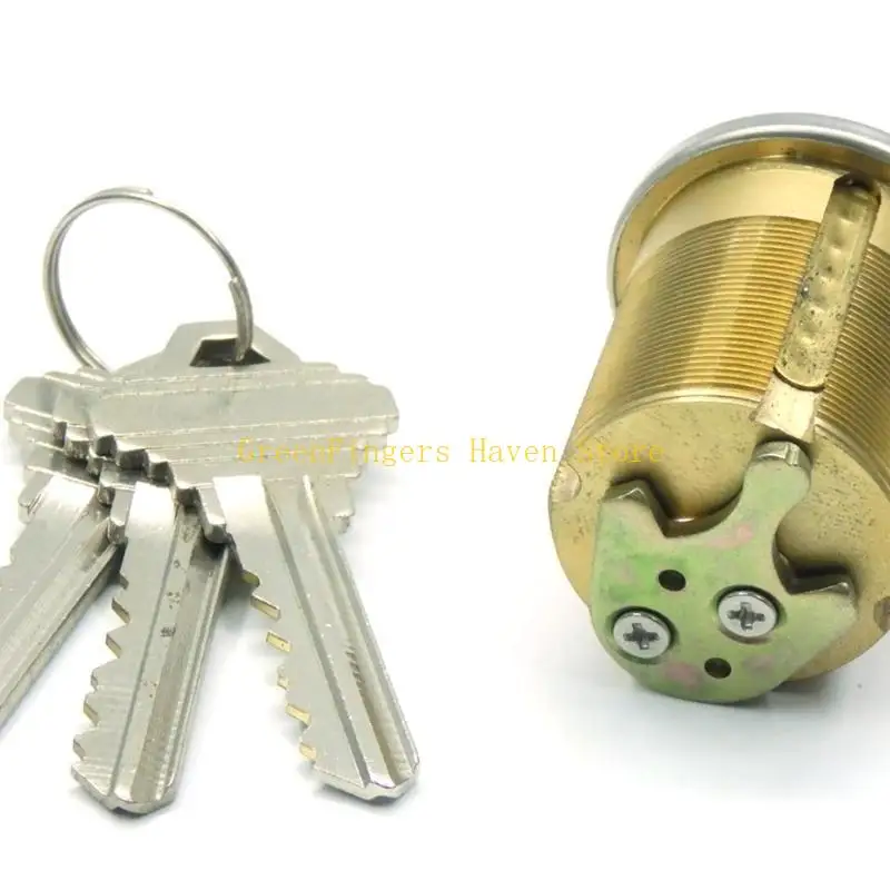 F68D ทองเหลืองกระบอกสูบด้วยความปลอดภัย Keystorefront สำหรับล็อคประตูเชิงพาณิชย์