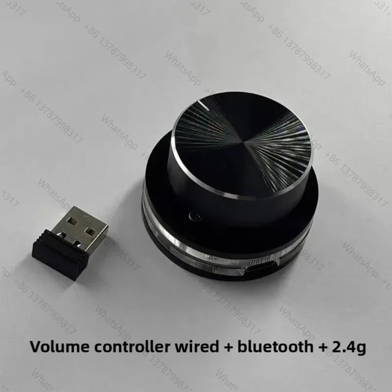 E1 Custom Volume Controller 2.4G Bluetooth Wired Multifunctional Knob Support Short-cut Surface Dial Mini Keyboard