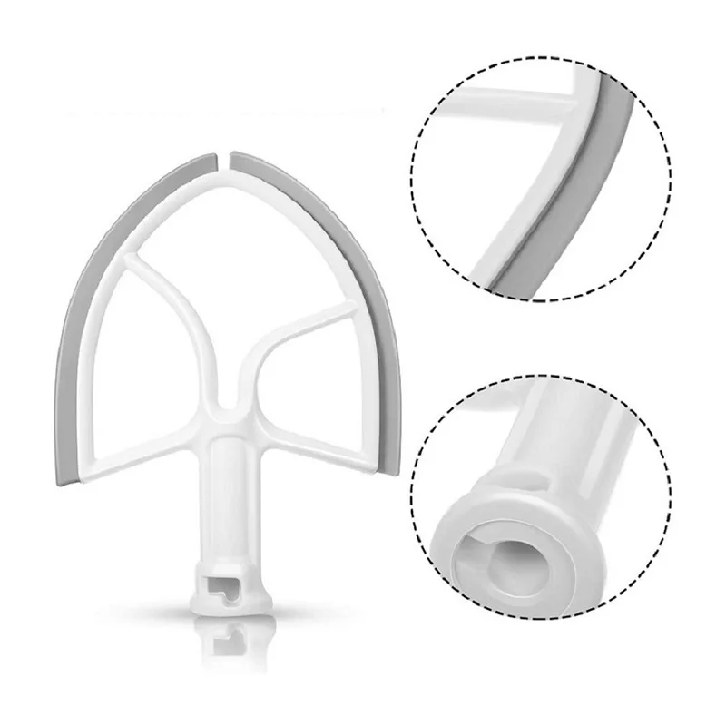 Flex Edge Beater Mixer Paddle for 5QT Bowl Lift Stand Mixers Kitchenaid Plastic