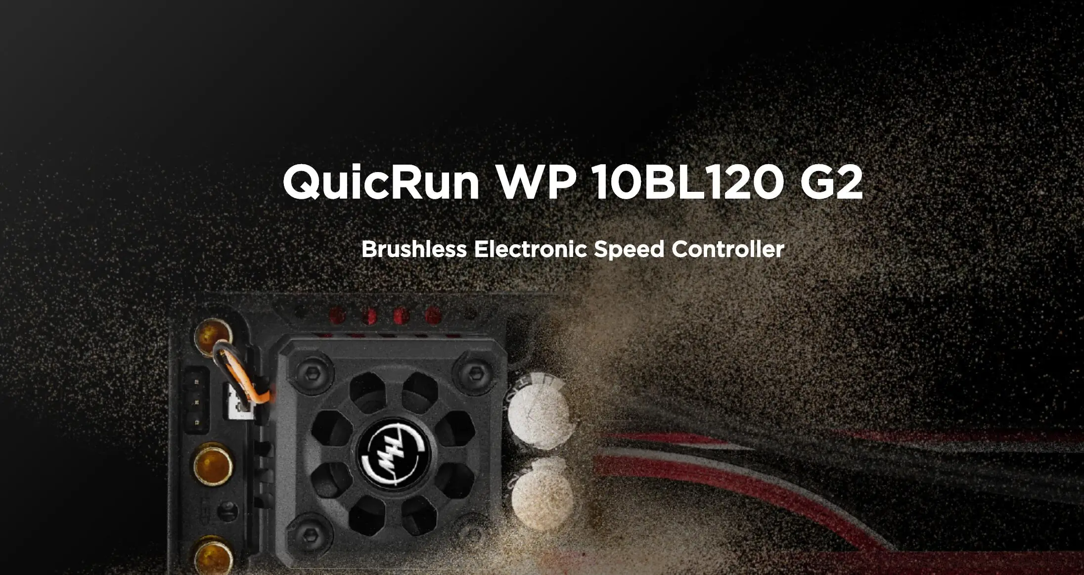 HobbyWing QuicRun WP 10BL120 G2 120 A wasserdichter sensorloser bürstenloser ESC-Geschwindigkeitsregler 3652 3660 G2-Motor für 1/10 RC-Autos – Detail 6