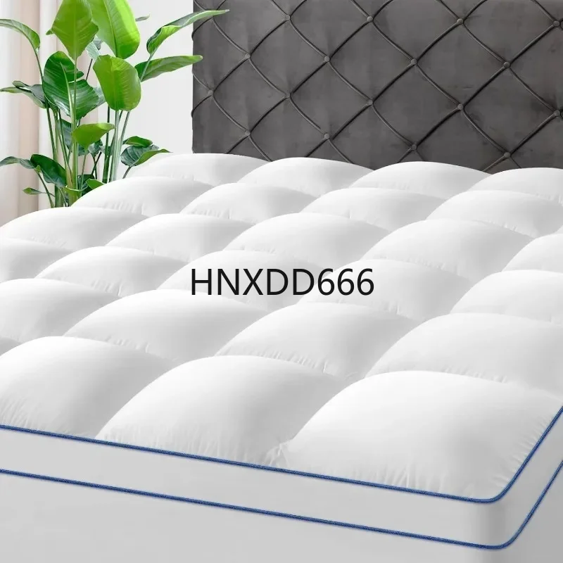 

Extra Thick Mattress Topper with Plush Pillow Top, 3D+7D Snow Down Alternative Fill for Enhanced Comfort and Deep Sleep