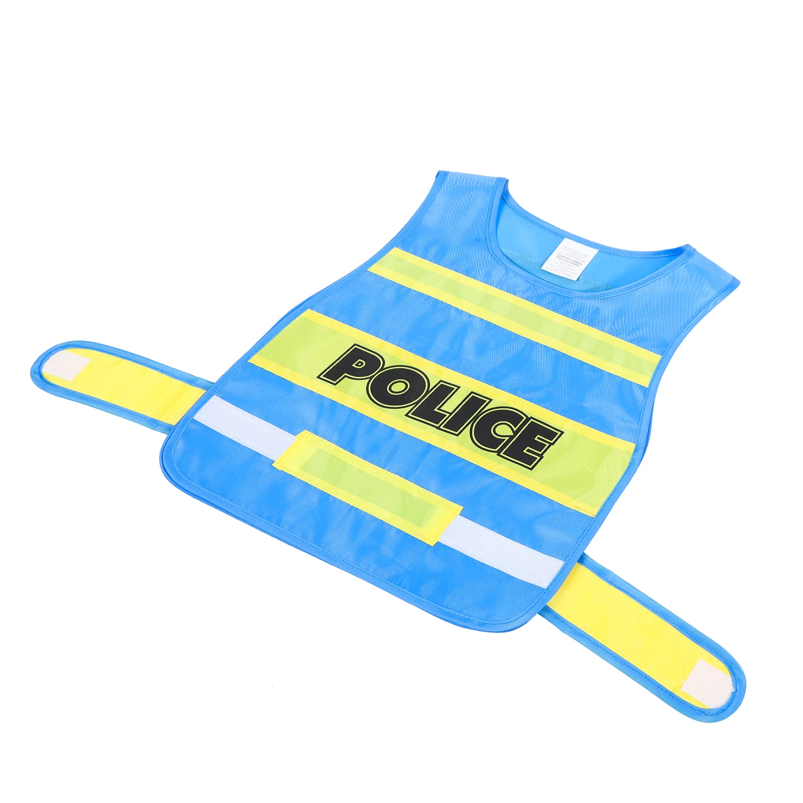1 chaleco de policía para niños, disfraz de policía para niños pequeños, chaleco de policía de tela, disfraz de policía para niños, accesorio de