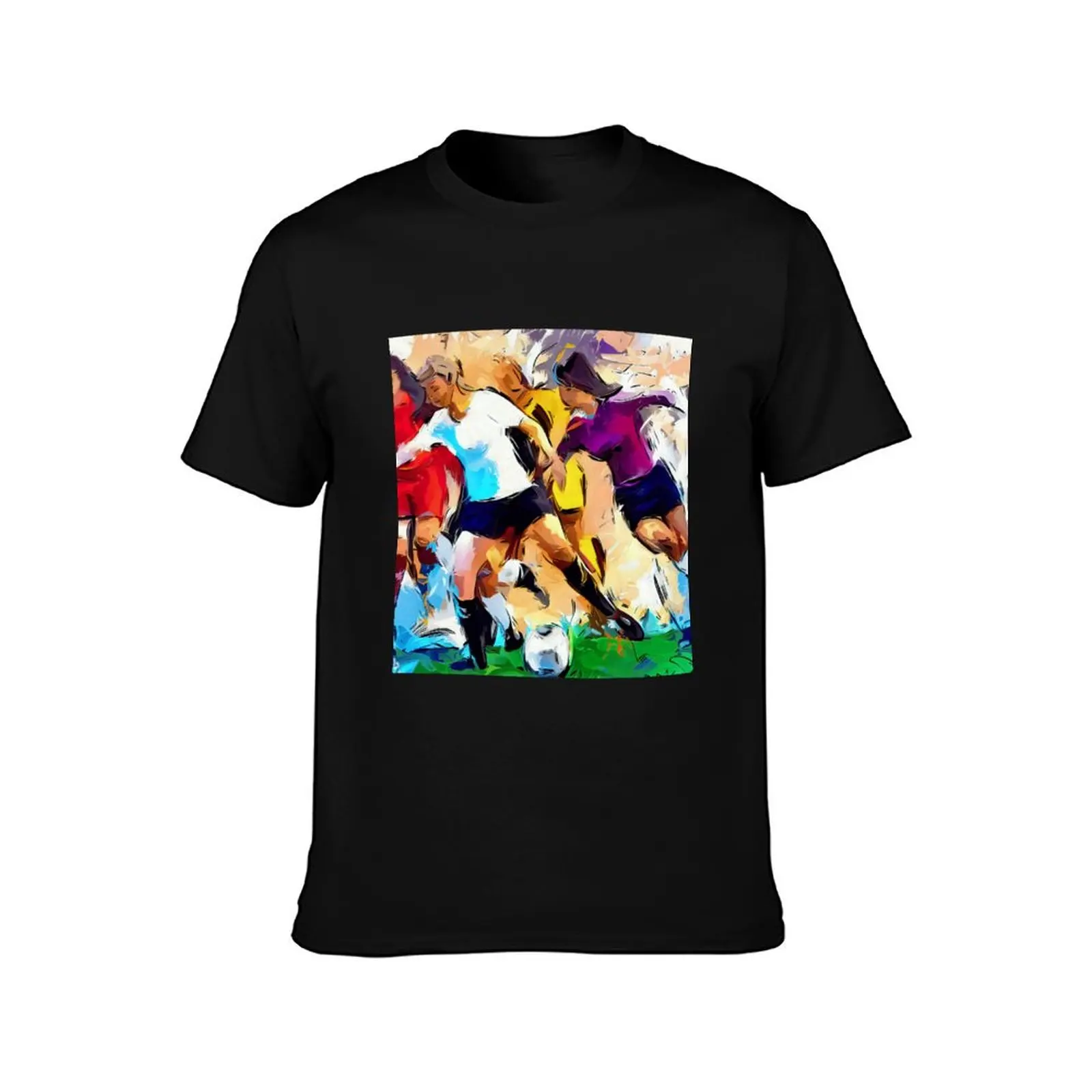 Women's Soccer League T-Shirt Breathable Lightweight Summer Top T-Shirt