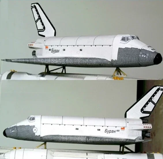 

Buran puzzle paper model DIY essential lesson student manual paper art origami Aerospace Science and Technology