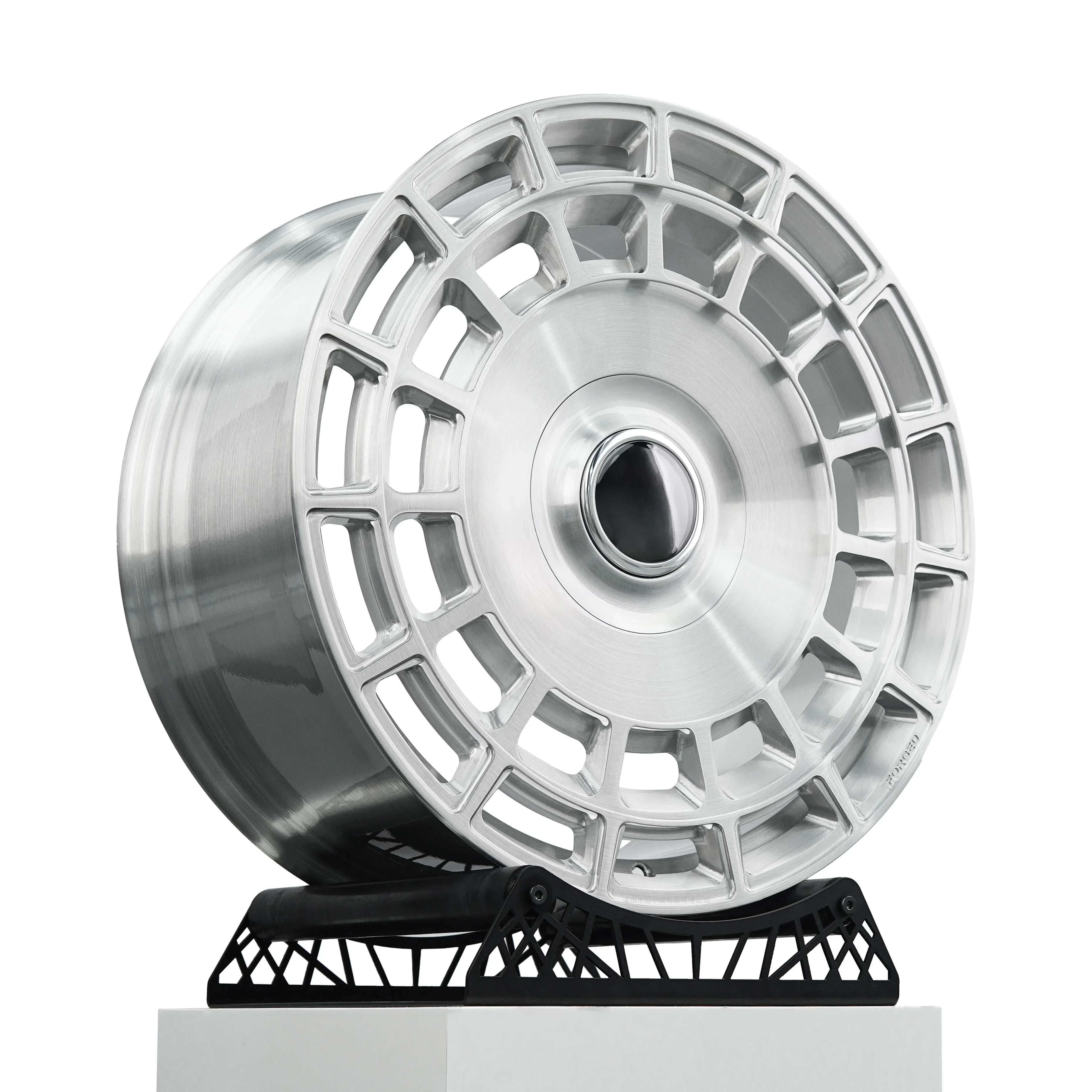 ForBillet Wheel Floating Cap Brushed Concave 20 21 22 24 26 Monoblock Brushed 5x120 Rims  SClass Cadillac Escalade Mo