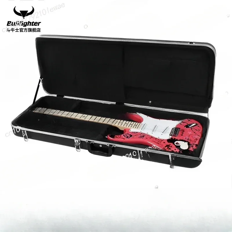 Electric guitar case Lightweight thickened piano case ABS rectangular cushioning bag Air consignment Hard shell Guitar bass case