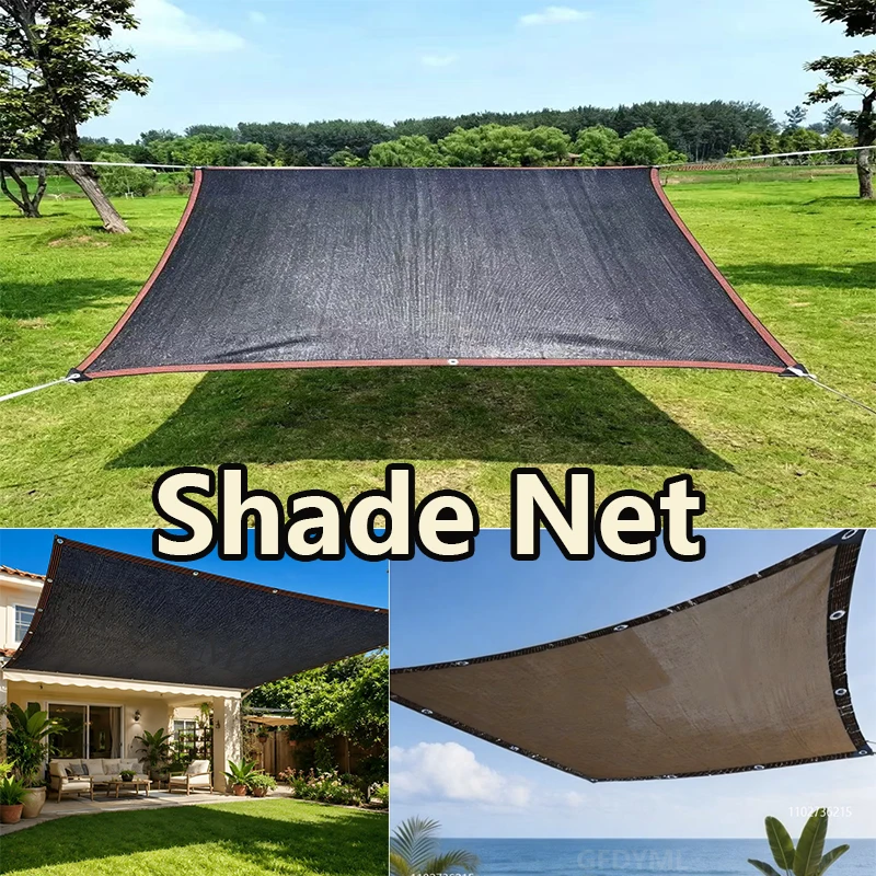 Malla De Sombra Para Patio, Impermeable, Protección UV, Con Ojales Metálicos, Para Jardín, Terraza Y Exterior
