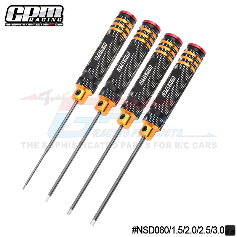 GPM high-speed steel Metric Hex Driver Wrench Set 4pcs set 1.5/2.0/2.5/3.0mm