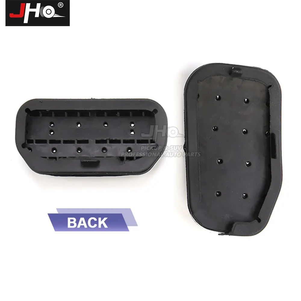 JHO Aluminum Alloy Non-Slip No Drilling Brake and Accelerator Pedal Cover For F-150 Raptor 2021 2022 Car Accessories