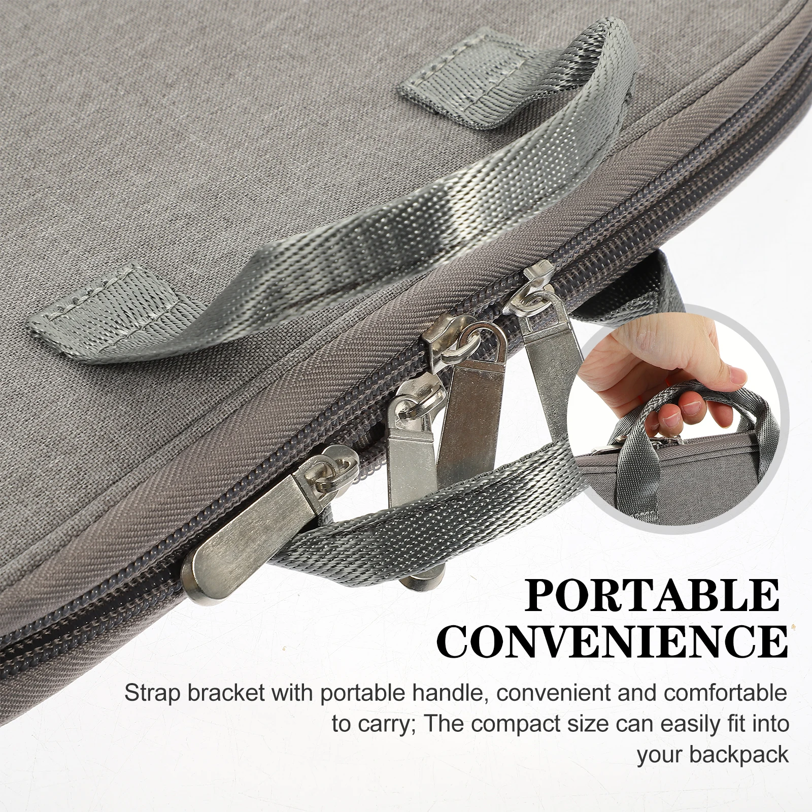 

Large Capacity Band Pouch Durable Travel Storage Bag For Watch Straps Organizer Holder Container Semi-Flexible Liner Portable