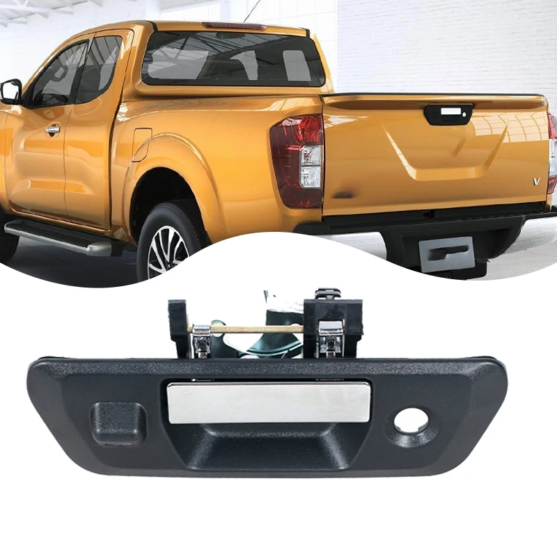 For Nissan Navara NP300 2015 2016 2017 2018 2019 Car Tailgate Handle Trunk Handle Car Door Handle With Keyhole
