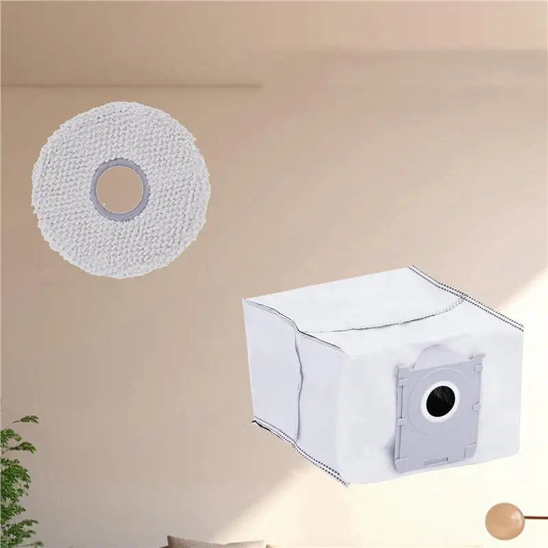 EMECE-2 مجموعة ملحقات عدة ل Ecovacs Deebot T50 Max T50 Pro T50 Omni T50 Pro Omni T50 Max Pro ممسحة منصات أكياس الغبار