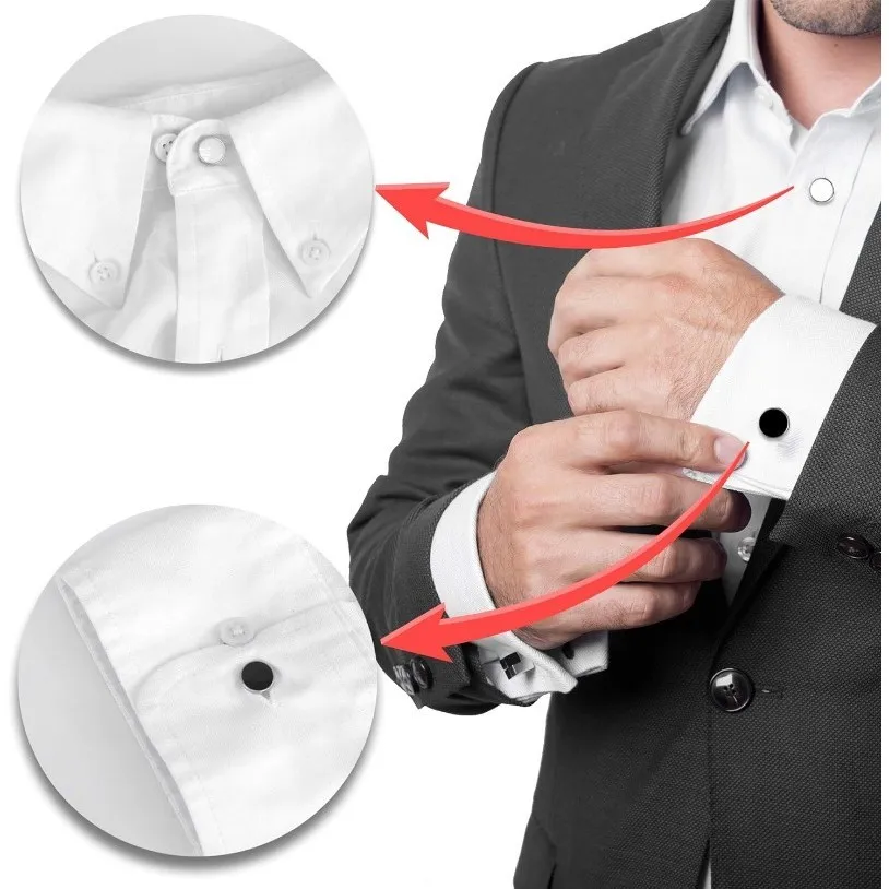 2-6 قطع من موسعات الياقات، موسع رقبة غير مرئي مريح ومتميز، يضف 1 على الفور لملابس الرجال والقمصان والبدلات والبنطلون والمعطف