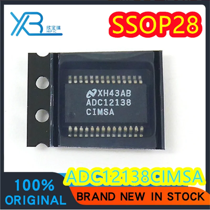 

(1/20 pieces) ADC12138CIMSA ADC12138 digital-to-analog converter chip SMD SSOP-28 new original fast delivery