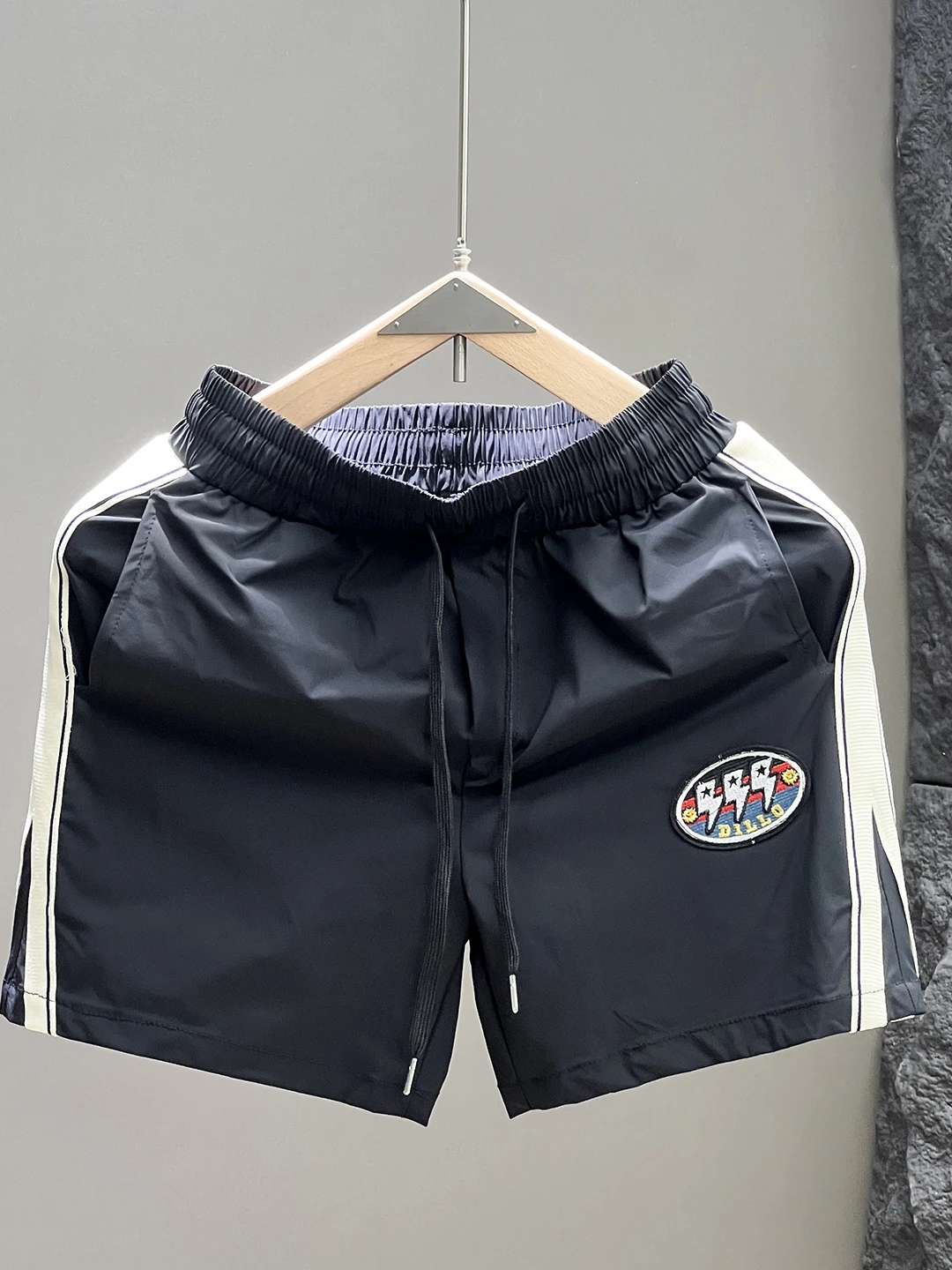 

High Quali Men's Ice Silk ort Pants Faionable Outdoor Wear Smooth Tee-Inch orts Deep Squat Sport Pants Slim Fit Qui...