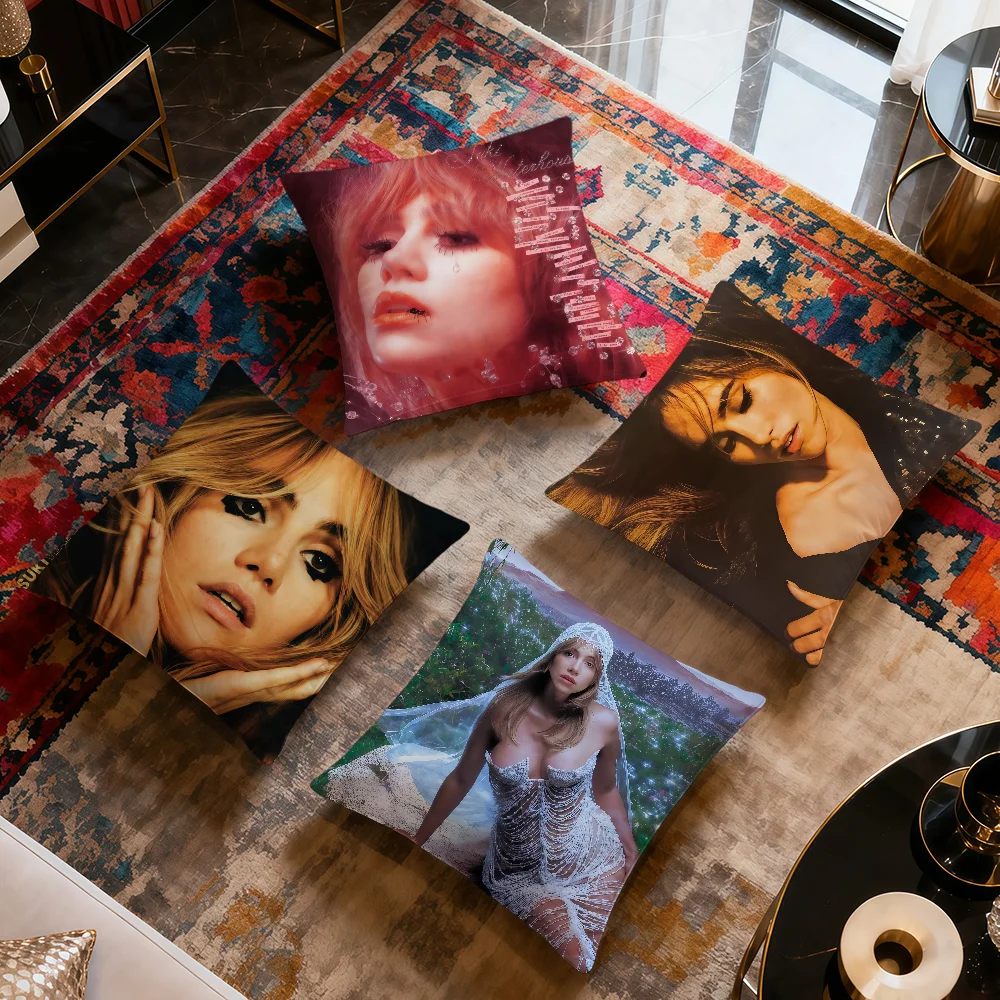 Singer Suki W-Waterhouse Soft Pillow Cover For Sofa Home Living Room Decor Protective Covers Hogar Pillowcase
