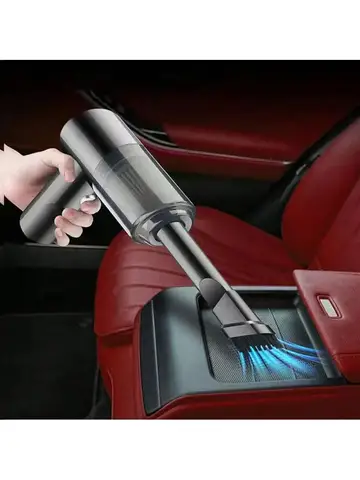 Handheld Car Vacuum Cleaner,  Portable Cordless, Dual use of blowing and suctionMulti-Nozzles, for Car, Home, Pet, Office