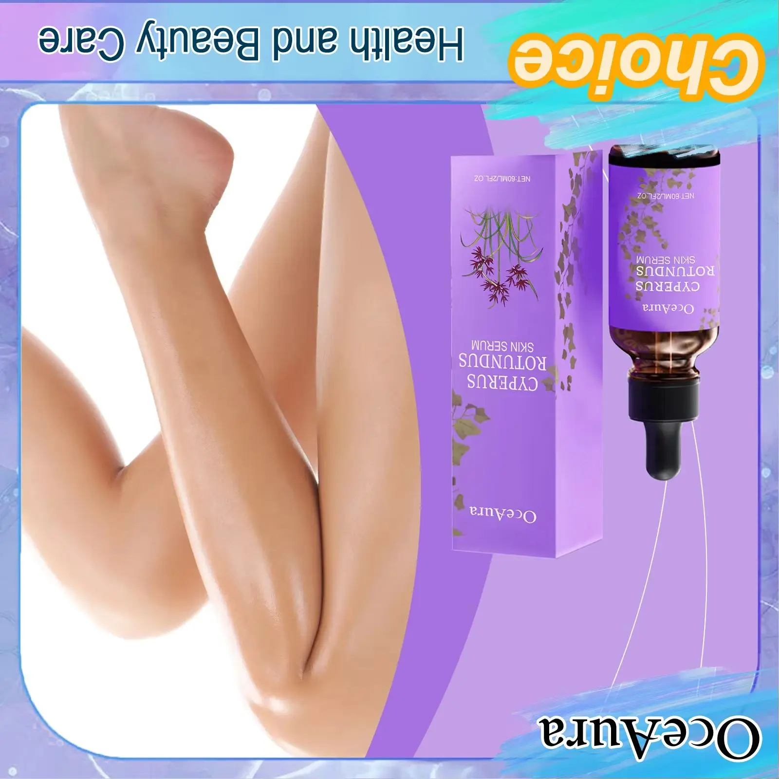 Cyperus Rotundus Oil For Hair Removal Prevent Hair Growth Natural Hair Removal Gentle On Skin Body Hair Removal Cream Care New